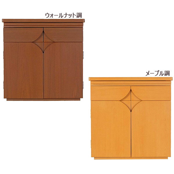 【マラソン限定！50％で最大全額ポイントバック】仏具 仏壇用置台 メープル調/ウォールナット調 【紫音(しのん)】 幅50cm 奥行40cm