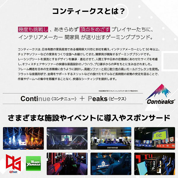 【マラソン限定!確率1/2で最大100%ポイントバック】【Contieaks コンティークス アイガー EVO チェア】 ゲーミングチェア ワークチェア 学習 長時間 快適 配信 高品質 高級感 リモート サポート