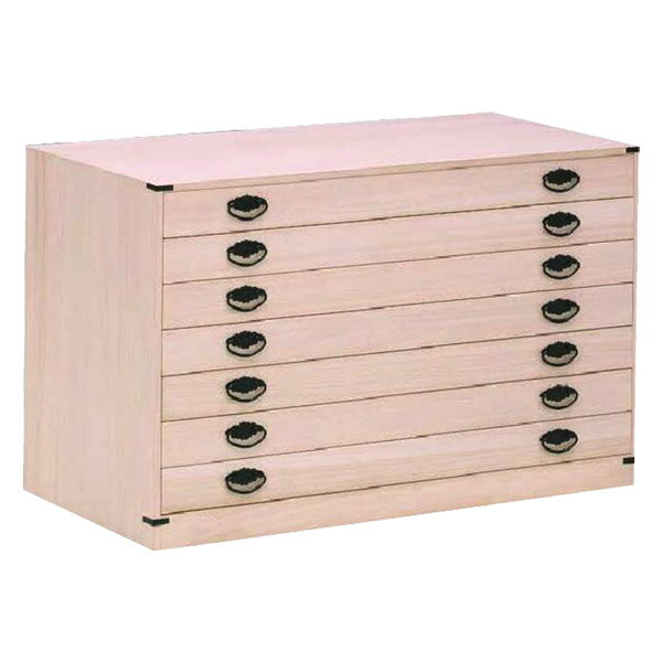 樂天商城 - タンス 幅99cm チェスト 収納 【桐 小袖タンス 7段】 日本製 国産 和風たんす