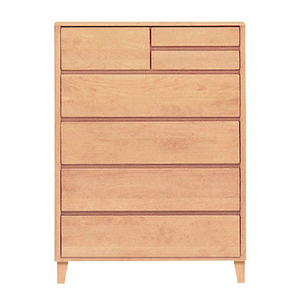 Mini Chest - ハイチェスト タンス たんす 箪笥 日本製 衣類収納 おしゃれ シンプル ナチュラル 脚付き 引出し [タイニー3/ 80-5 ハイチェスト]