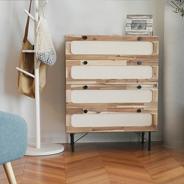 商品説明 サイズ(cm) W80×D42×H102 仕様 材質 天板：強化紙化粧繊維板 本体・その他：プリント紙化粧繊維板 扉：アカシア無垢(オイル塗装)・壁紙クロス つまみ：亜鉛合金 脚部：スチール ■仕様 完成品 日本製 送料 送料無料...