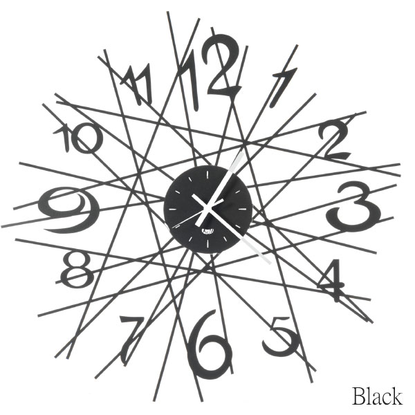 【SS限定!確率1/2で最大100％ポイントバック】掛け時計 Arti e Mestieri 【ZIG ZAG wall clock】アルティ エ メスティエリ アクセントカラー 落ち着いた大人空間 直径70cm 3