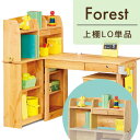 上棚単品 学習机用上棚 シェルフ 引出付き 可動式仕切り板 ブックエンド付き アルダー材 オイル仕上げ 幅96 シンプル 【フォレスト 上棚LO】