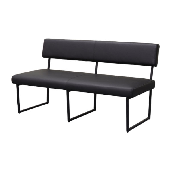 【FORZE(フォーゼ) 140背付きベンチ】チェア ダイニングベンチ 長椅子 イス いす スタイリッシュ クー..