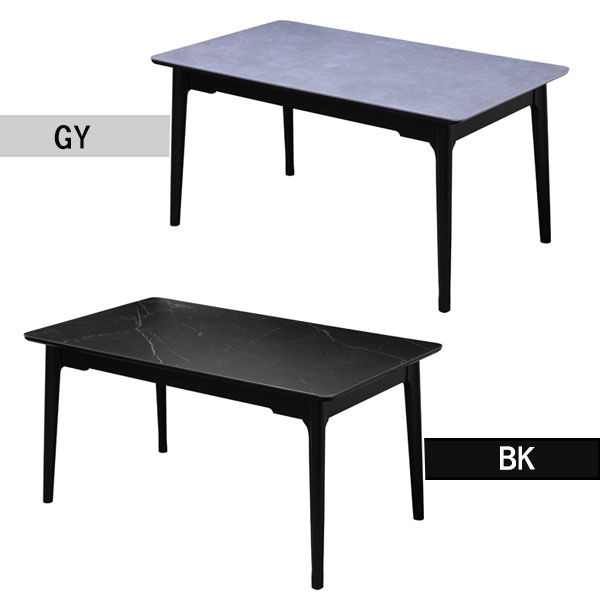 [セラミックテーブル マジョリカ140] ダイニングテーブル 幅140 おしゃれ シンプル シック 高級感 大理石模様 マーブル模様 [3]