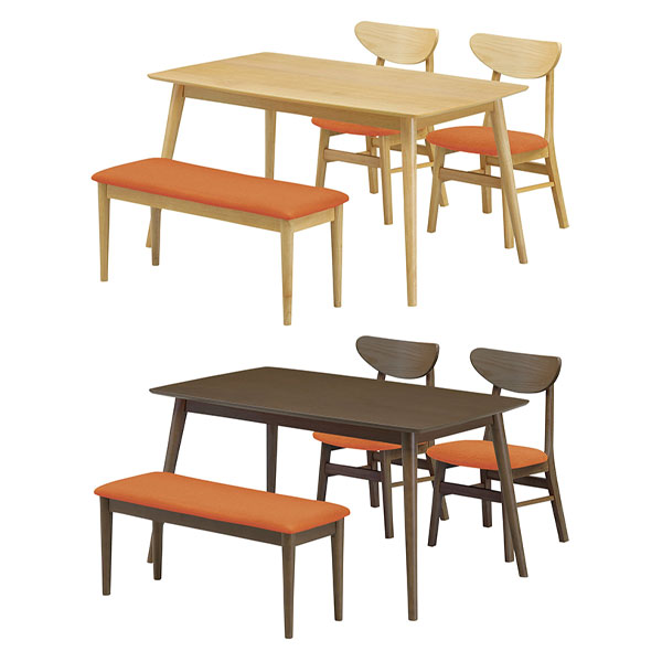 ダイニングセット おしゃれ ナチュラル シンプル カフェ シック 高級感 北欧風 4人用 四人用 [フォードM ダイニング4点セット]