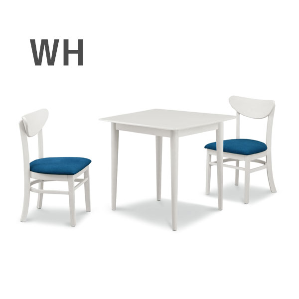 【マラソン限定!確率1/2で最大100%ポイントバック】ダイニング3点セット ダイニングセット ダイニングテーブル 幅85 二人掛け ダイニングチェア 2脚 【デロス】 [2]