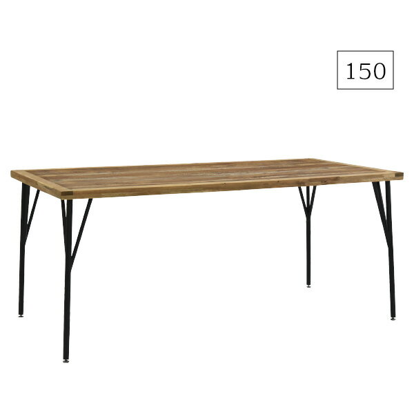 ダイニングテーブル ゲンブ150 ヴィンテージテーブル　リビング 食卓 台 幅80cm 2...
