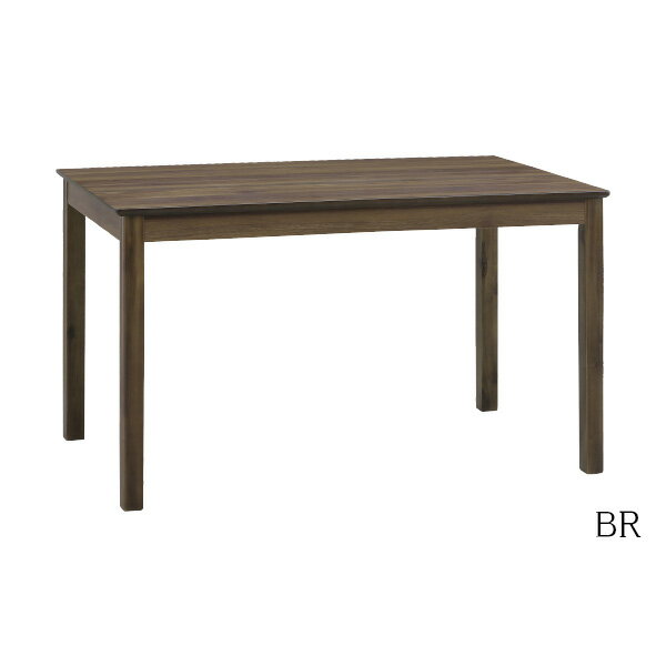 ダイニングテーブル マイキー120 NA/BR シンプル 木製ダイニングテーブル 食卓 ラ...