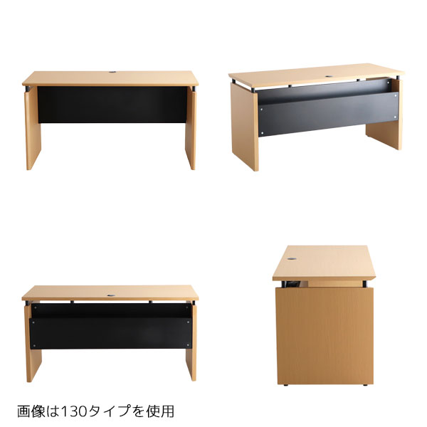 アイルインテリアエクセルの幅100cm オフィスデスク PCデスク パソコンデスク ナチュラル コード穴 収納スペース シンプル おしゃれ 在宅ワーク テレワーク 書斎【キャンパス 100デスク】｜アングル2