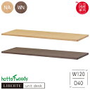 堀田木工所 国産 日本製 天板のみ テーブル板 【リベルテ 22 D40 天板 W120 NA/WN】LIBERTE unit desk/ユニットデスク