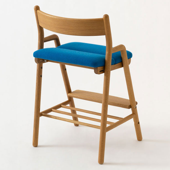 【文具セット付き】 飛騨産業 HIDA 国産 学習チェア 学習椅子 脚元収納 PVC 【TF268 ホワイトオーク】張地:Bランク ハイラルゴ 学習机/学習デスク/勉強机/ひだ キツツキの机