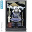 【マラソン限定!確率1/2で最大100%ポイントバック】◆特典付き×25%OFF【展示現品】五月人形 ケース飾り ガラスケース 鎧飾り 銀兜 弓太刀付き 黒 ブラック 間口43 コンパクト マンション向け 【103G23】【数量限定】【鎧ケース 青中鍬 大富士】子どもの日 おしゃれ 5月人形 44,800円