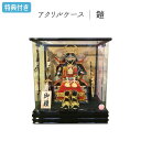 ◆特典付き×24%OFF【展示現品】五月人形 兜 兜飾り ケース飾り アクリルケース 5号 鎧飾り 徳川家康 金兜 武将 弓太刀 【241G24】 かぶと おしゃれ 5月人形 端午の節句【数量限定】