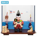 ◆特典付き 五月人形 一秀 木目込み 木目込人形飾り 平飾り 子供大将飾り 武者人形 【花大将・陣羽織 M-3】 おしゃれ 5月人形 端午の節句