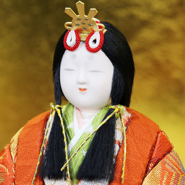 アイルインテリアエクセルの◆特典付き 【展示現品】雛人形 一秀 木村一秀 ひな人形 雛 木目込み 平飾り モダン 親王飾り 022S61 親王飾り 20号B 木目込人形飾り金色/ゴールド かわいい/おしゃれ/初節句/お祝い/桃の節句/ひな祭り/お雛様/映え【数量限定】｜アングル3