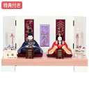 ◆特典付き 【展示現品】【ポイント15倍】雛人形 柿沼東光作 ひな人形 おしゃれ コンパクト マンション 雛 木目込み 木目込人形飾り かわいい 桃の節句 ひな祭り お雛様 映え【No.1901】【913S91】 【数量限定】