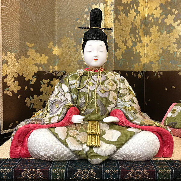 ◆特典付き 【展示現品】【ポイント20倍】雛人形 柿沼東光作 ひな人形 木目込み人形 平飾り 親王飾り 送料無料 桃の節句 ひな祭り お雛様/映え おしゃれなコンパクト平飾り 【柿沼東光作 木目込み人形 歳美】【412S22】【数量限定】