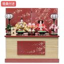 【マラソン限定!確率1/2で最大100%ポイントバック】【特典付き×21%OFF】【展示現品】雛人形 ひな人形 衣裳着人形 収納飾り 親王飾り 送料無料 桃の節...