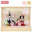 ◆特典付き×19%OFF 【展示現品】【P10×2025年度新作】 雛人形 ひな人形 衣裳着人形 衣裳着 ケース飾り 親王飾り 二人飾り 雪洞点灯 うさぎ 家具調 木目調 送料無料 桃の節句 ひな祭り 映え 【221S25】【数量限定】