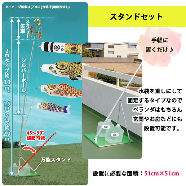 2026年度 新作 日本製 こいのぼり 庭園 ...の紹介画像2