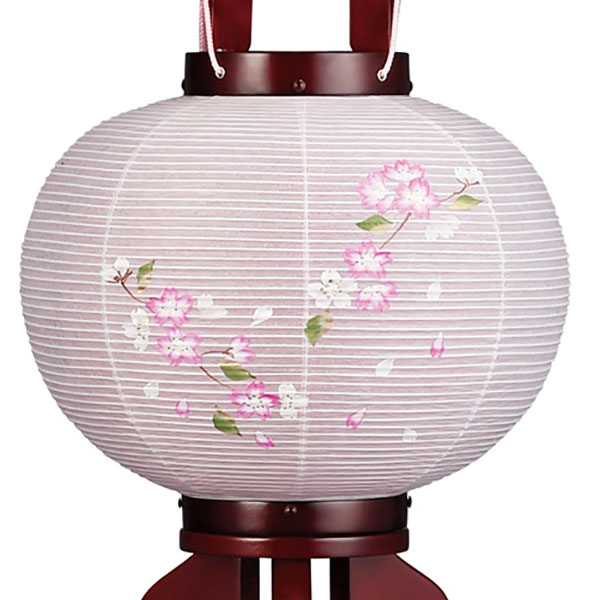 盆提灯 お盆 マグネットタイプ お盆用品 初盆 新盆 シンプル クラシック 灯り [AMG 桜・らんたん8号 508]