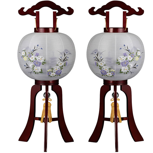 樂天商城 - 盆提灯 簡単組立 マグネットタイプ 電気コード式 お盆用品 初盆 新盆 [MG3 雅行灯11号 1792(右)/1793(左)]