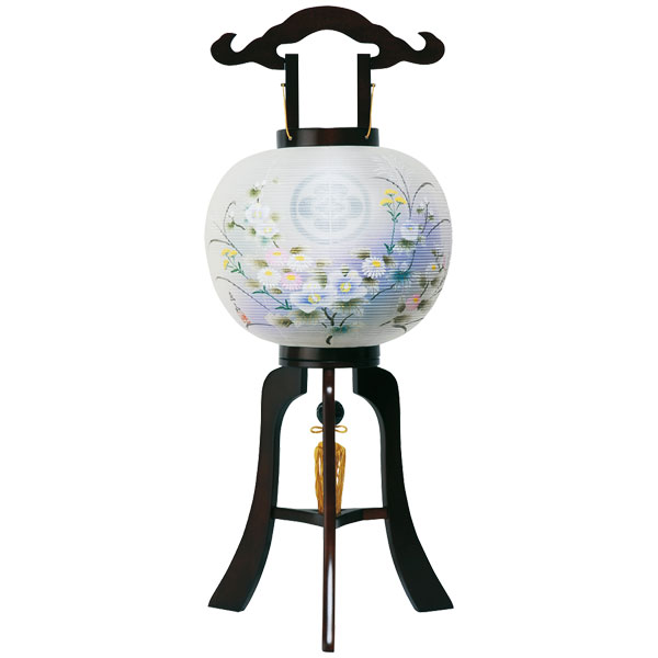 樂天商城 - 盆提灯 簡単組立 紋入り提灯 大内行灯 マグネットタイプ お盆用品 お盆用 電気コード式 新盆 初盆 提灯 [MG3 楽鳳行灯11号]