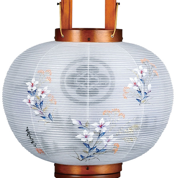 【SS限定!確率1/2で最大100％ポイントバック】盆提灯 紋入り提灯 大内行灯 マグネットタイプ お盆ちょうちん お盆用品 お盆用 電気コード式 新盆 初盆 提灯 紋入り 【AMG清宮行灯9号】