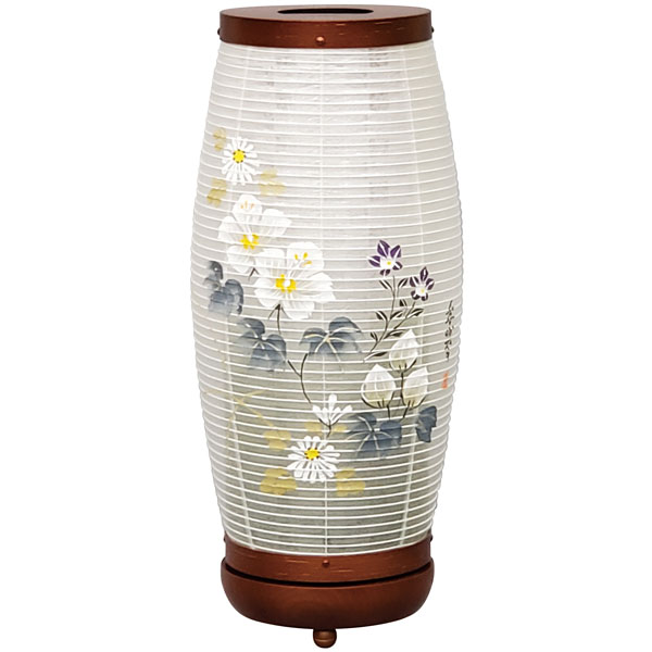 盆提灯 木製 盆ちょうちん お盆用品 お盆飾り 創作提灯 新盆 初盆 モダン おしゃれ 【睦1号(コードレス)】