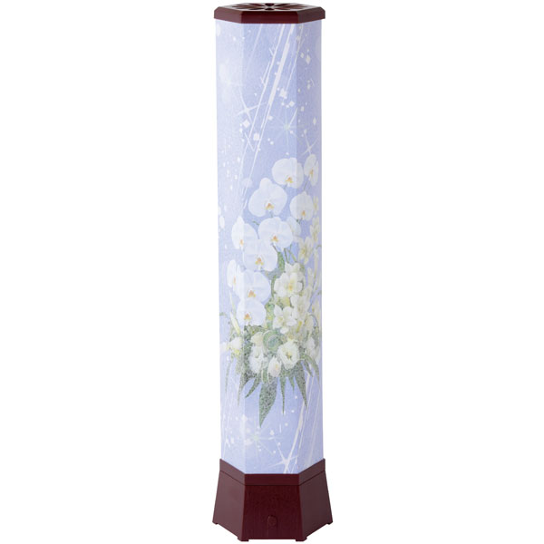 Bon Paper Lanterns - インテリア提灯 盆提灯 創作提灯 天井投影 LED球 おしゃれ 初盆 新盆 お盆用品 盆ちょうちん 【美六L(胡蝶蘭) 442】