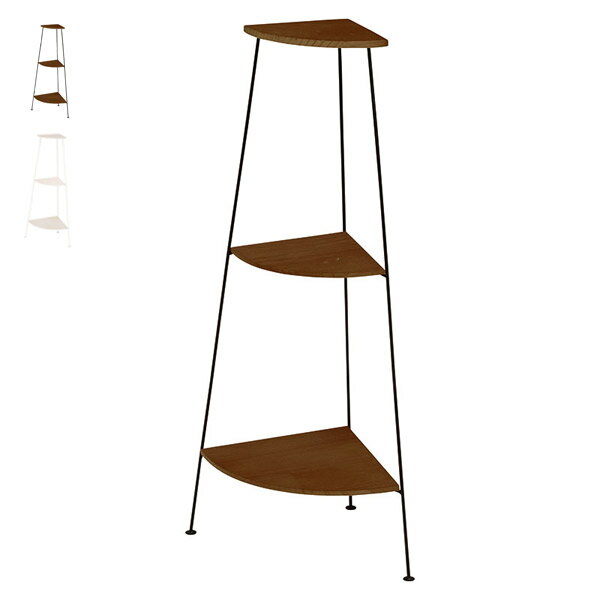 【大感謝祭限定!確率1/2で最大100％ポイントバック】Depot デポ【KR-3847BK/WH】ラック 棚 花台 フラワ..