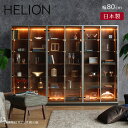 コレクションボード コレクションケース コレクションラック ショーケース ガラスケース ディスプレイ (HELION ハリオン キュリオ80)