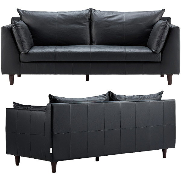 ソファ 3Pソファ 三人掛け SALSA SOFA サイドクッションタイプ W2000 幅200 Leather SAランク リビングソファー 選べるカラー [3]