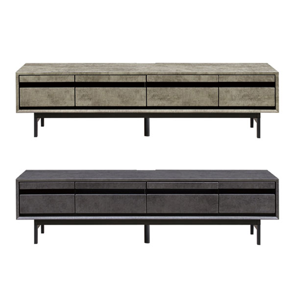 [トライ 190TVボード] ローボード テレビボード 幅190 脚付き おしゃれ シンプル 高級感 シック 個性的 デザイン性