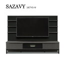 【マラソン限定クーポン配布中!】SAZAVY サザビー 180TVB-M テレビボード テレビ台 TV台 TVボード おしゃれ 収納家具 リビングボード 高級感