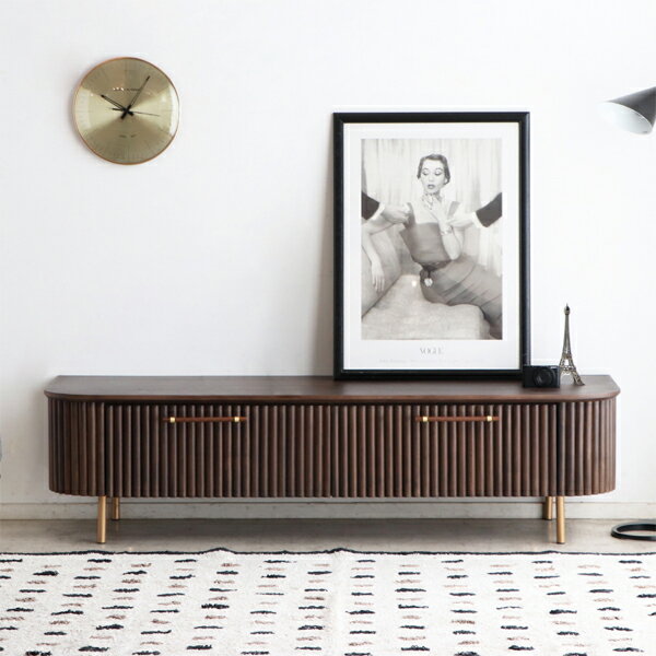 【UP ロペス LB 160 DBR】幅160 テレビボード テレビ台 キャビネット リビングボード 小物収納 おしゃれ モダン 高級感 収納 収納ボード オーク