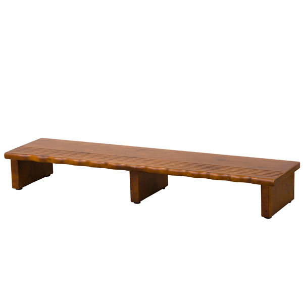 【BF限定!確率1/2で最大100%ポイントバック】玄関台【天然木 玄関台120】(4225)靴収納