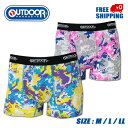 SALE30%Off & 送料無料 OUTDOOR PRODUCTS アウトドア プロダクツ タイダイ風 総柄プリント コットンストレッチ ボクサーパンツ 紳士...