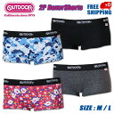 再入荷 送料無料 OUTDOOR PRODUCTS アウトドア プロダクツ 無地 & 総柄プリント ローライズボクサーショーツ 2Pセットレディース 花柄 迷彩...