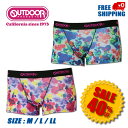 SALE 40%Off & 送料無料 OUTDOOR PRODUCTS アウトドア プロダクツ ローライズ 水彩フラワー総柄プリント ツルっと素材 ストレッチ ...