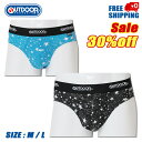 SALE 30%Off & 送料無料 OUTDOOR PRODUCTS アウトドア プロダクツ アウトゴム 星総柄プリント ビキニ ブリーフ紳士 男の子 メンズ...