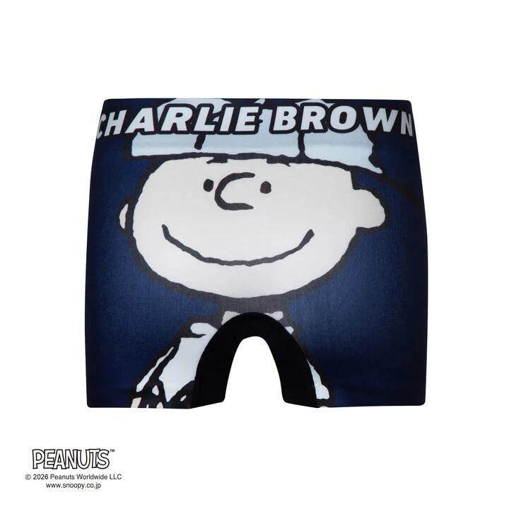 Rakuten - KIDS【 PEANUTS ピーナッツ 】ベースボール チャーリーブラウン ボクサーパンツ HIPSHOP ヒップショップ アンダーパンツ シームレス キッズ 子供 男の子 女の子 ユニセックス 男女兼用 野球 パンツ 下着 前閉じ かわいい ストレッチ プレゼント ギフト 贈り物 110 130
