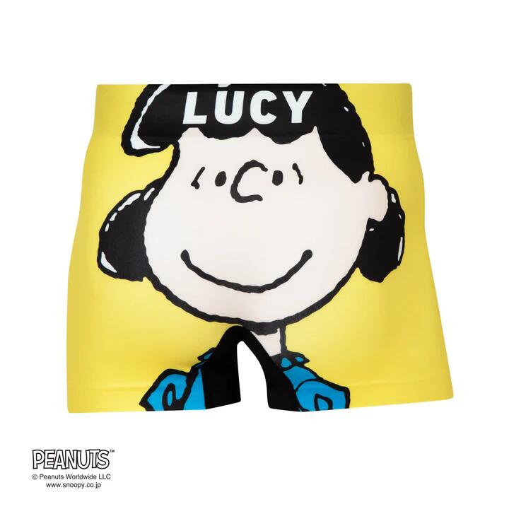 Rakuten - 【 PEANUTS ピーナッツ 】ルーシー Lucy ボクサーパンツ HIPSHOP ヒップショップ アンダーパンツ シームレス ユニセックス メンズ レディース パンツ 下着 肌着 前閉じ 転写プリント 成型 ストレッチ プレゼント ギフト 贈り物 父の日 S M L LL