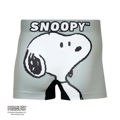Rakuten - 【 PEANUTS ピーナッツ 】スヌーピー snoopy ボクサーパンツ HIPSHOP ヒップショップ アンダーパンツ シームレス ユニセックス メンズ レディース パンツ 下着 肌着 前閉じ 転写プリント 成型 ストレッチ プレゼント ギフト 贈り物 父の日 S M L LL