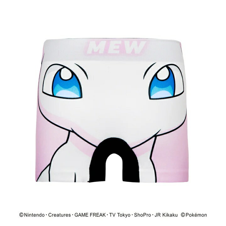 Rakuten - KIDS【 POKEMON ポケットモンスター 】ミュウ 子供 パンツ HIPSHOP ヒップショップ ポケモン POK_MON ボクサーパンツ アンダーパンツ キッズ 子供 パンツ 下着 肌着 前閉じ かわいい ポケモン 転写プリント 成型 ストレッチ プレゼント ギフト 贈り物 110 120 130