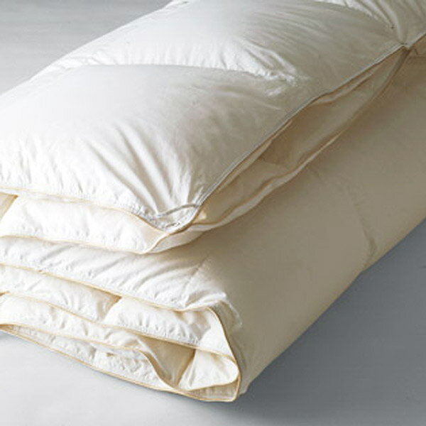 ◆15%OFFクーポン配布中＆ポイント5倍◆ ベッドリネン [羽毛掛ふとん+羽毛肌掛ふとん プレミアムデュアルフォーター95] Sサイズ/50867(ホワイト) シングルサイズ 2枚掛布団 2枚掛け布団