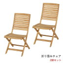 チェア チェアー 椅子 折りたたみ コンパクト 持ち運び キャンプ 一人掛け バルコニー テラス デッキ おしゃれ ナチュラル Nino ニノ NX-801 2脚セット(3)
