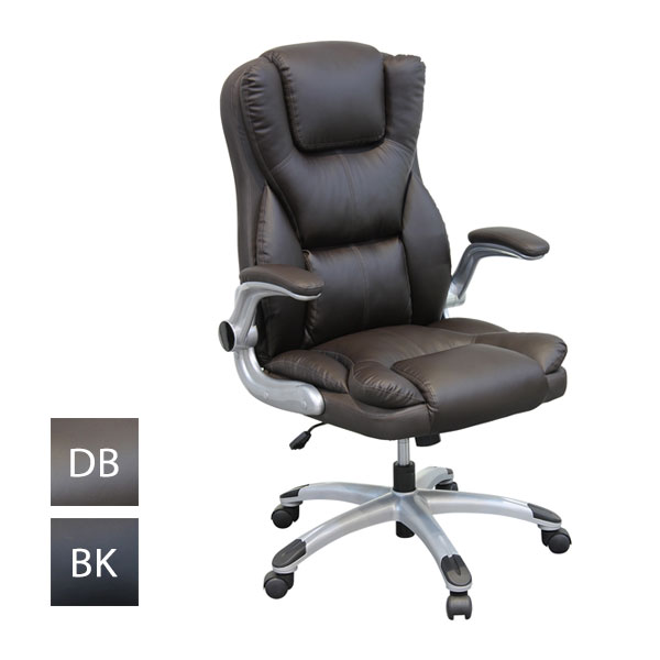 商品説明 サイズ(cm) W67.5×D70×H106.5～114（SH45～52.5） カラー BK DB 材質仕様 合成皮革 座面ポケットコイル、ウレタン二重構造 肘跳ね上げ式 ロッキング機能 送料 送料無料 ただし、北海道、沖縄、離島は追加料金がかかります。お気軽にお問合せ下さい。