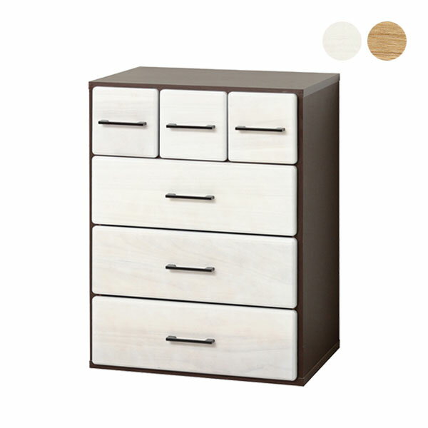 商品説明 サイズ(cm) W74×D41×H56.5(横置き) W56.5×D41×H74(縦置き) 引出内寸(小):W13×D33.5×H14 引出内寸(大):W49×D33.5×H13(14) カラー ホワイト ライトブラウン 仕様 ■...